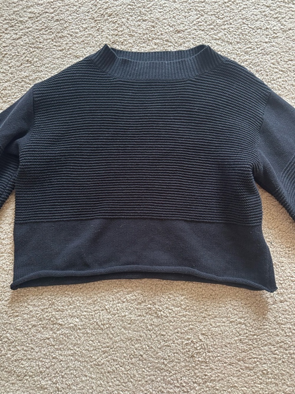 Princess Polly Black Cheyenne Sweater Cotton Blend - Picture 8 of 8